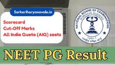 NEET PG 2024: Scorecard Release and Admission Cut-Offs