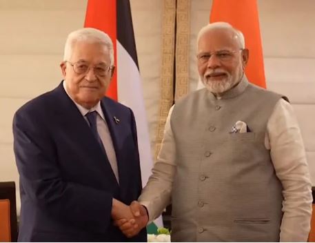 PM Modi’s Meeting with Palestinian President