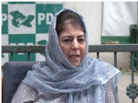 PDP Chief Mehbooba Mufti Acknowledges J-K Election Mandate