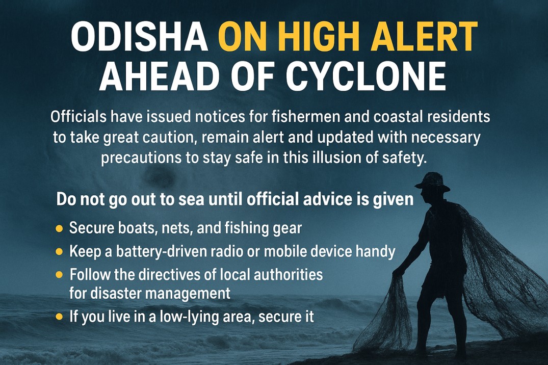 Odisha Cyclone Alert 2025: Safety Tips for Fishermen & Residents