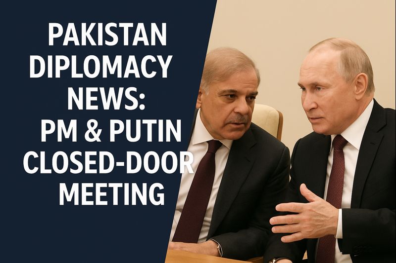 Pakistan Diplomacy News: PM & Putin Closed-Door Meeting