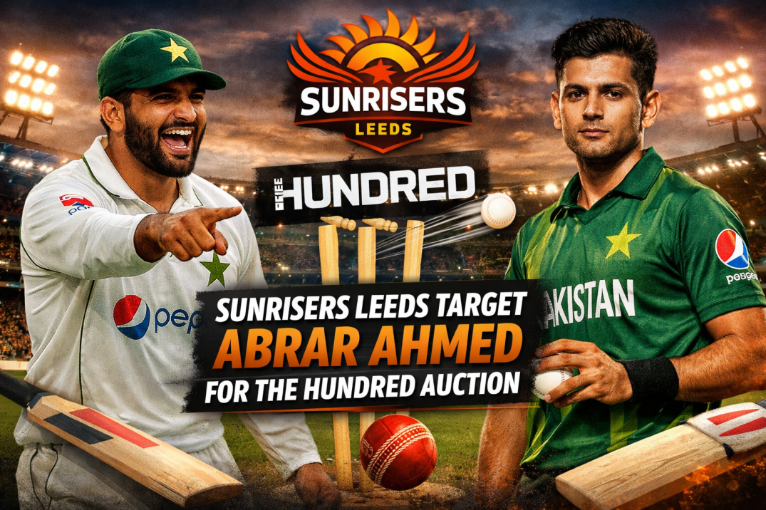 Sunrisers Leeds Abrar Ahmed for The Hundred