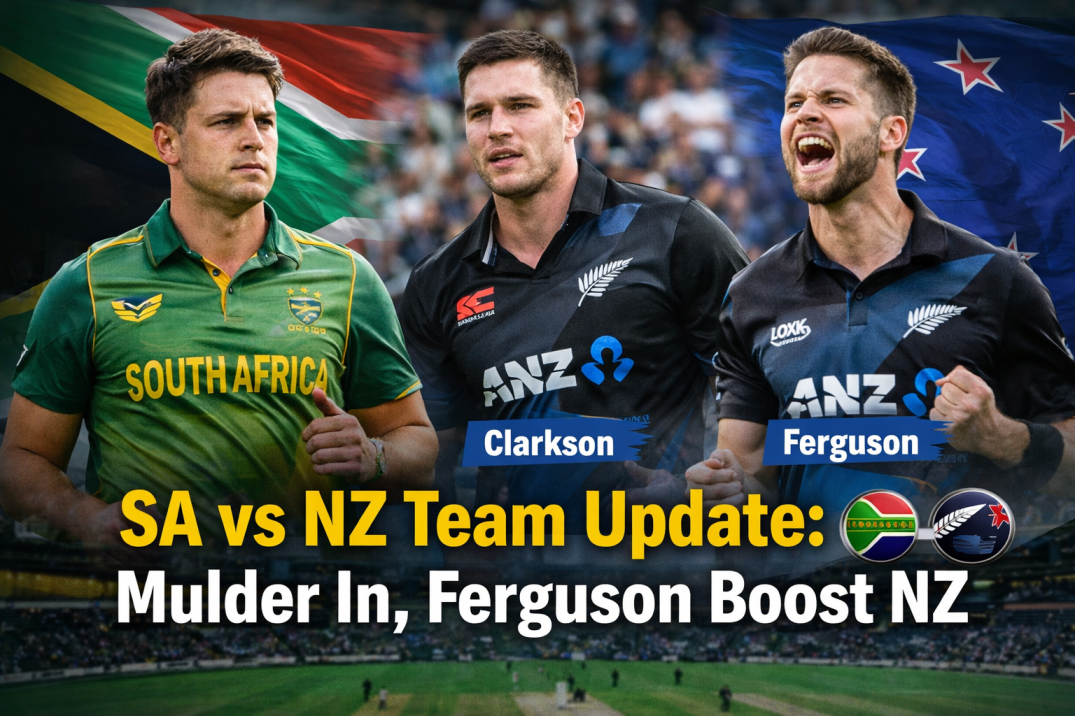 SA vs NZ Team Update: Mulder In, NZ Add Ferguson