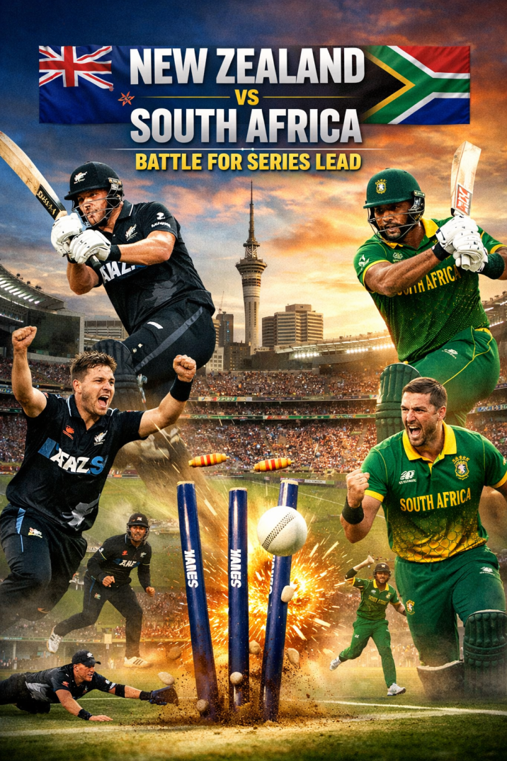 New Zealand and South Africa Battle for Series Lead in Auckland
