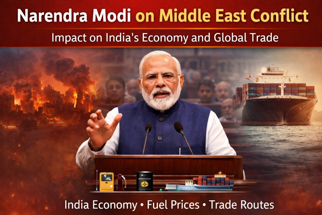 Narendra Modi on Middle East Conflict: Impact on India’s Economy