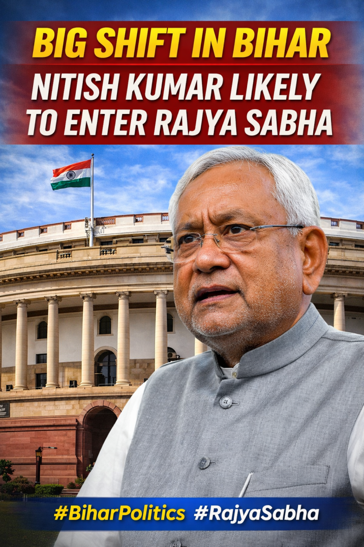 Big Shift in Bihar: Nitish Kumar Likely to Enter Rajya Sabha
