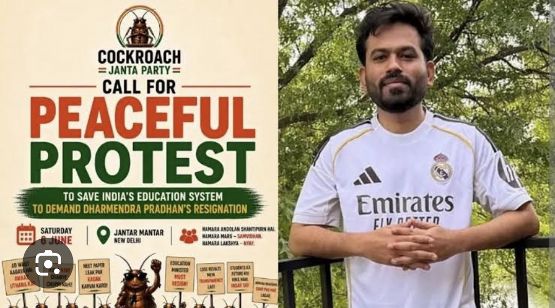 Could you have ever thought that an organization known as the Cockroach Janta Party would be a national issue?